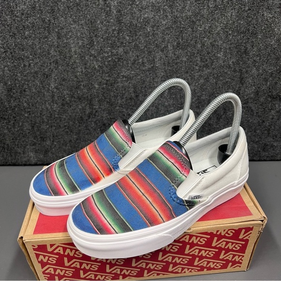 Vans Classic “Mexican Blanket” Slip On Shoes Size 5 Women’s - Picture 1 of 12